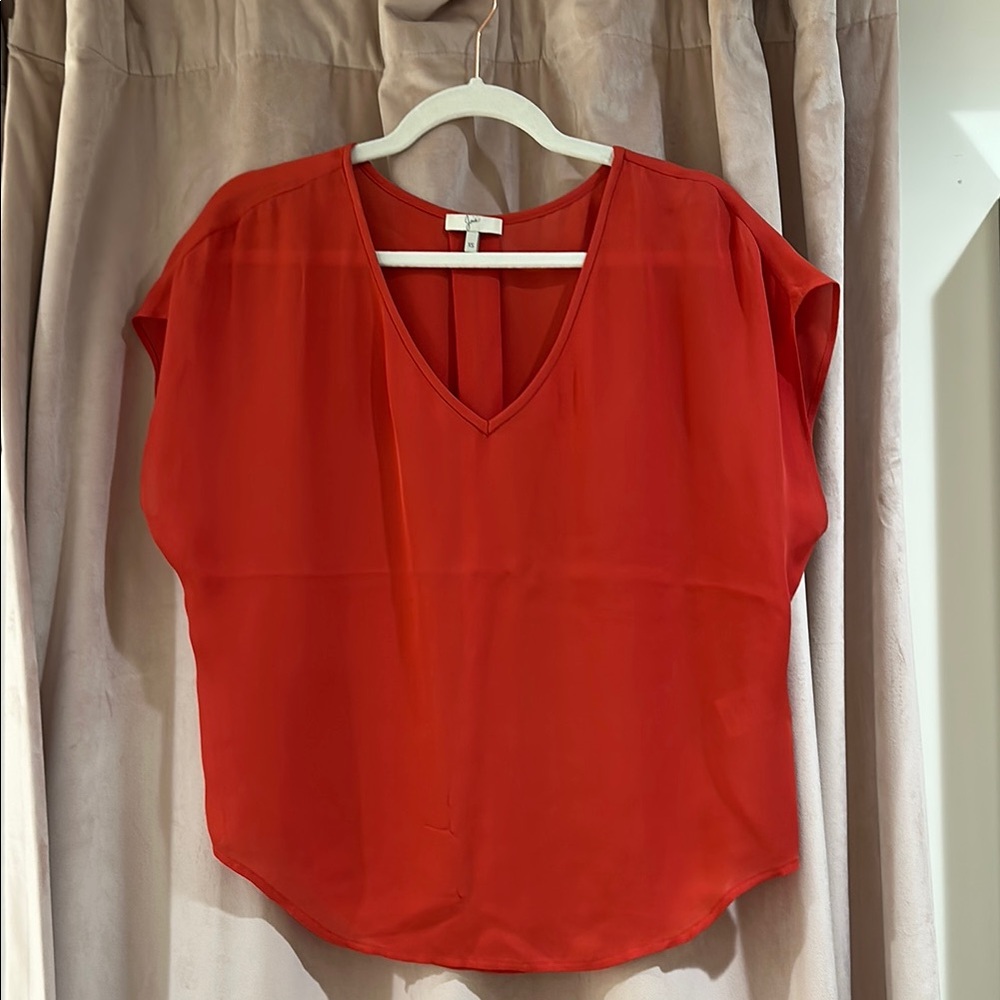 Joie Silk Elegant Red Women's Top